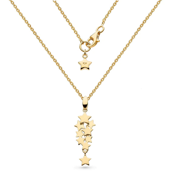 Kit Heath Gold Plated Stargazer Galaxy Micro Cluster Necklace