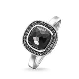Thomas Sabo Sterling Silver Black Cosmos Ring