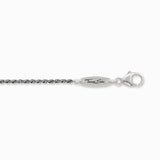 Thomas Sabo Sterling Silver Oxidised Cord Chain