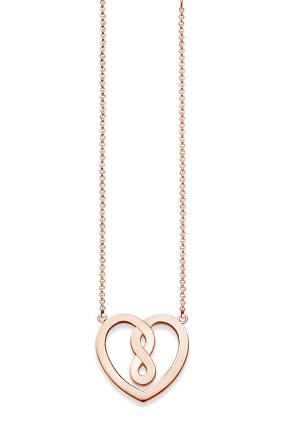 Thomas Sabo Rose Gold Infinity Heart Necklace