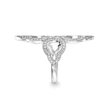 Thomas Sabo Sterling Silver & Cubic Zirconia Abstract Lotus Ring