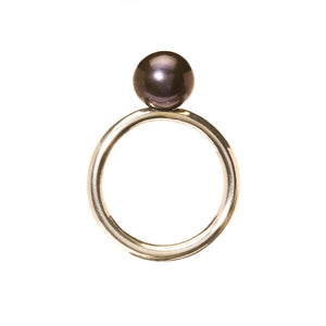 Trollbeads Black Pearl Ring