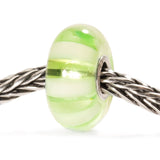 Trollbeads Light Green Stripe