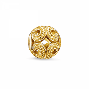 Thomas Sabo Karma Bead Gold Plated Wave