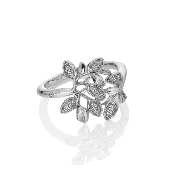 Hot Diamonds Silver Nurture Tree Of Life Ring