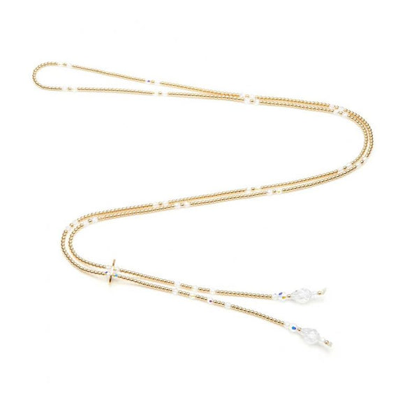 Annie Haak Gold Blissful Crystal Long Necklace