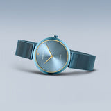 Bering Charity Polished Blue Watch