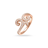 Thomas Sabo Rose Gold Arabesque Swirl Ring