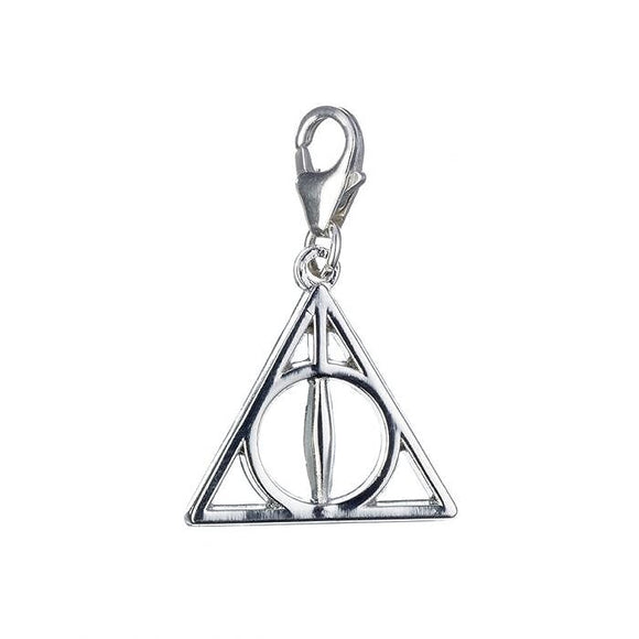 Harry Potter Silver Deathly Hallows Clip Charm